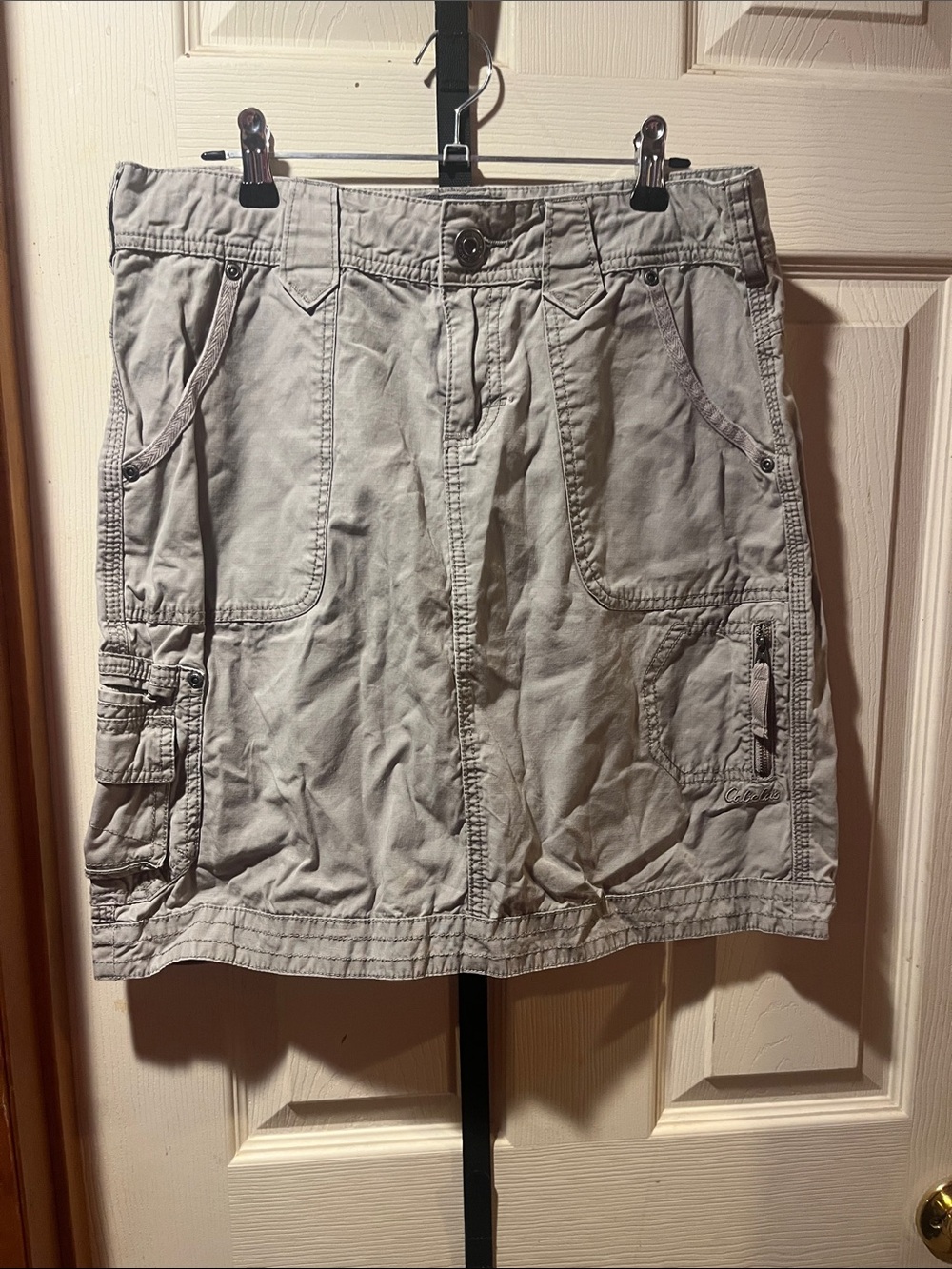 Cabela's khaki Utility Mini Skirt